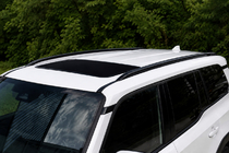 Toyota Land Cruiser Prado 250 2023- Barres longitudinales de toit intégrées noires OEM (Aluminium) photo 1