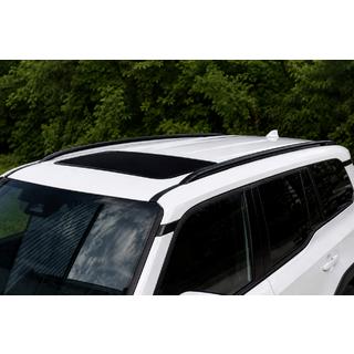 Barres longitudinales de toit intégrées noires OEM (Aluminium) Toyota Land Cruiser Prado 250 2023-