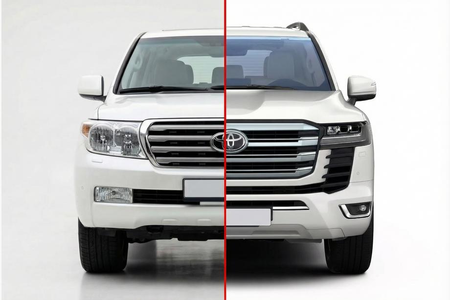 Toyota Land Cruiser 200 2007-2021 Kit restylage vers LC 300 High-Line (Kit Standard) Image