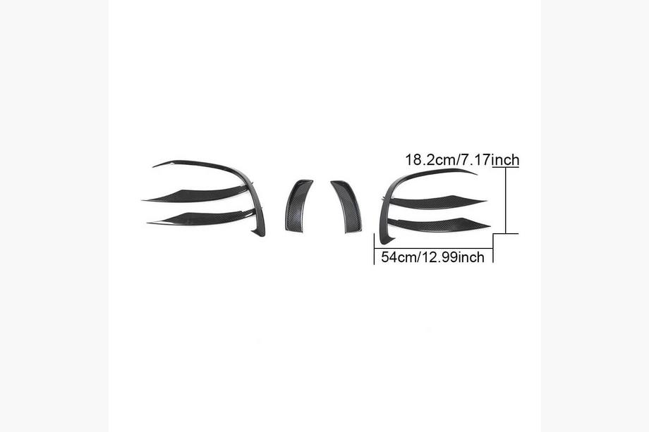 Mercedes A-class W177 2018- Couvre Pare-chocs Avant Carbone (pour AMG-Line SD 2018-2021) Photo 6