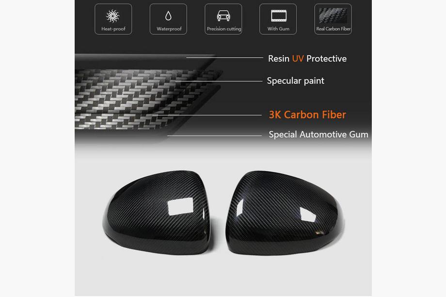 Mercedes A-class W177 2018- Coques de Rétroviseurs (2018-2021, Carbone) Photo 5