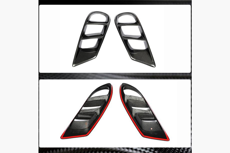 Mercedes CLS C218 2011-2018 Couvre Pare-chocs Avant Carbone (pour AMG-Line SD 2015-2018) Photo 4