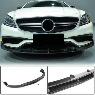 Lame avant de pare-chocs Lip V1 (pour CLS63 AMG SD 2015-2018, Carbone) photo 2