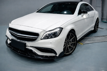 Mercedes CLS C218 2011-2018 Lame avant Lip V2 pour pare-chocs (pour CLS63 AMG SD 2015-2018, Carbone) photo 3