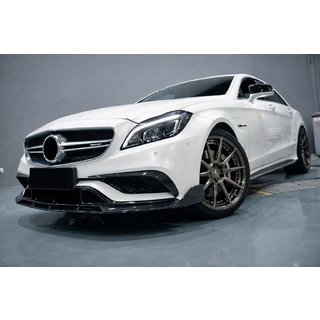 Lame avant Lip V2 pour pare-chocs (pour CLS63 AMG SD 2015-2018, Carbone) photo 1