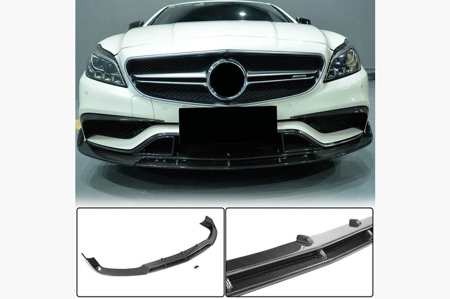 Mercedes CLS C218 2011-2018 Lame avant pare-chocs Lip V3 (pour CLS63 AMG SD 2015-2018, Plastique) Photo 2