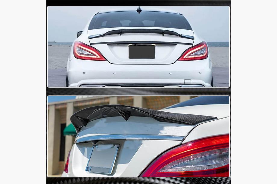 Mercedes CLS C218 2011-2018 Aileron V2 (pour SD, Carbone) Photo 11