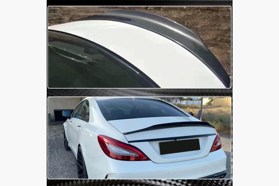 Mercedes CLS C218 2011-2018 Aileron V3 (pour SD, Carbone) Photo 5