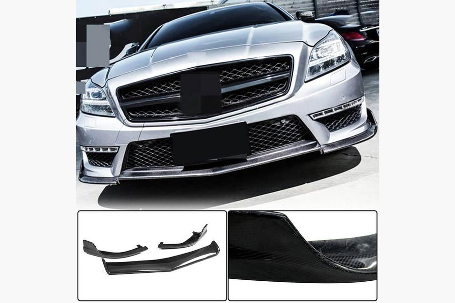 Mercedes CLS C218 2011-2018 Lame avant pare-chocs V1 (pour CLS63 AMG SD 2011-2014, Carbone) Image