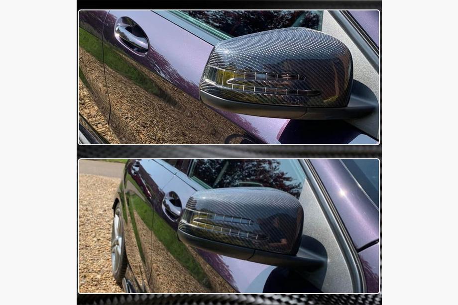 Mercedes CLS C218 2011-2018 Coques de Rétroviseurs Carbone Photo 2