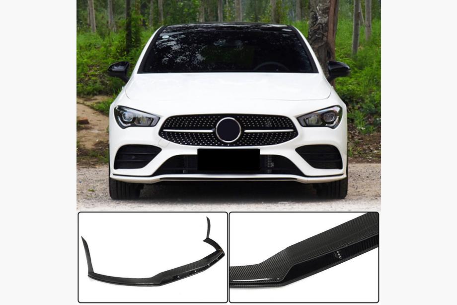 Mercedes CLA C118 2019- Lame de Pare-chocs Avant (pour AMG-Line / CLA35 AMG SD 2019-2022, Carbone) Photo 1