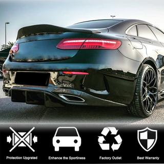 Diffuseur de Pare-Chocs Arrière V2 pour AMG-Line 2017-2019 Carbone photo 3