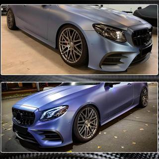 Lame avant pare-chocs pour AMG-Line 2017-2019 Carbone photo 4