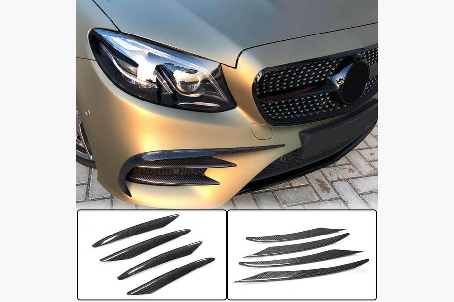 Mercedes E-class coupe C238 2016-2024 Couvre pare-chocs avant en carbone (pour AMG / AMG-Line 2017-2019) Photo 1