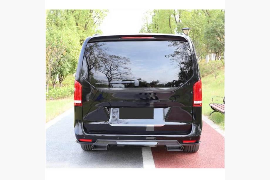 Mercedes Vito/V-class W447 2014- Diffuseur de Pare-chocs Arrière V1 pour V-Class 2014-2019 Carbone Photo 3