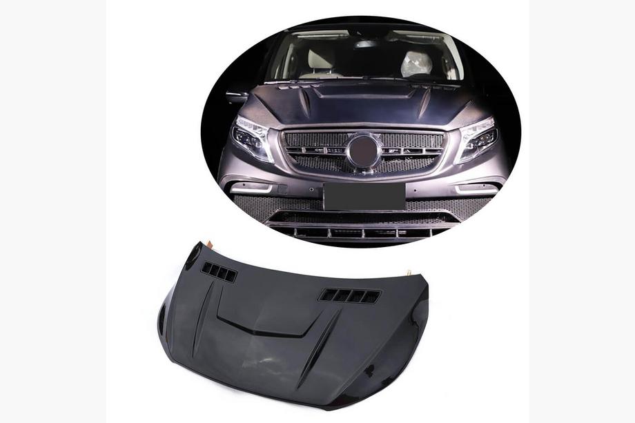 Mercedes Vito/V-class W447 2014- Capot V2 (2014-2019, Carbone) Image