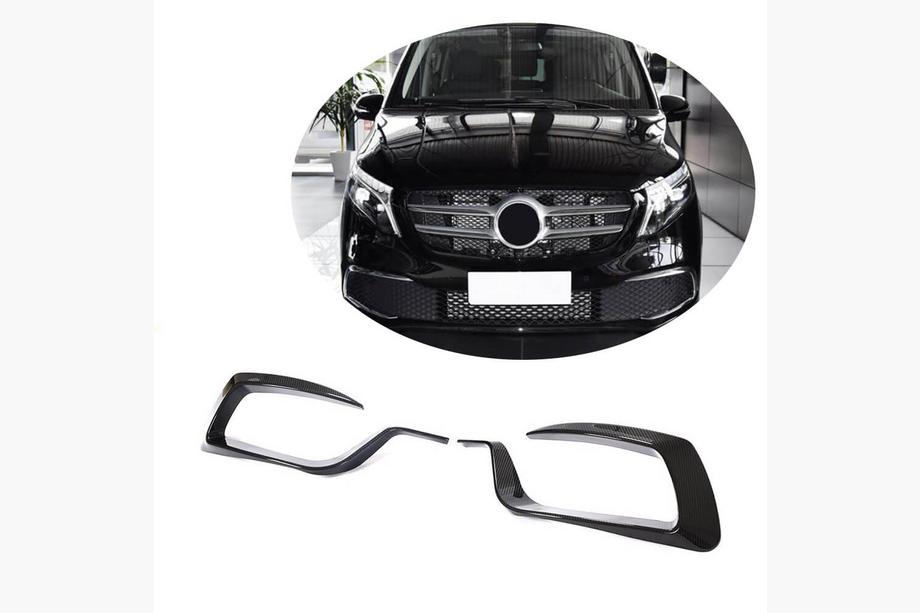 Mercedes Vito/V-class W447 2014- Caches antibrouillard V2 (2020+, Carbone sec) Image