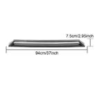 Mercedes G class W463 2018-2024 Lame de pare-chocs avant V2 (pour G63 AMG, Carbone sec) photo 6