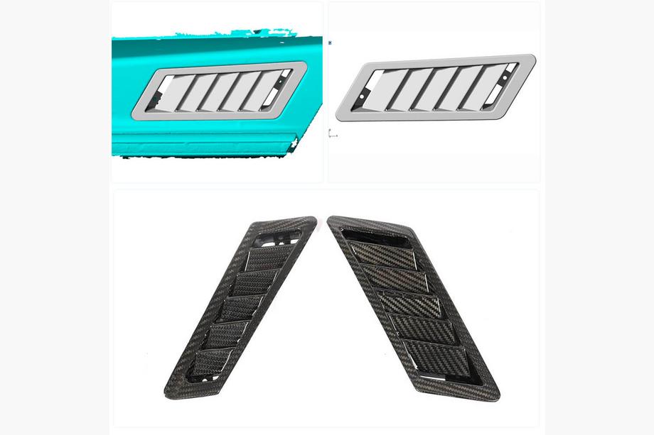 Mercedes G class W463 1990-2018 Couvre-ailes avant (Dry Carbon) Photo 2