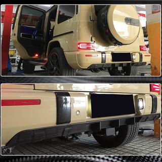 Diffuseur de Pare-chocs Arriere V1 pour G63 AMG, Carbone photo 4