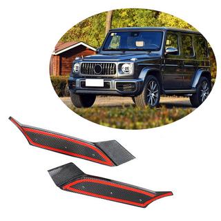 Ailerons de Pare-chocs Avant pour G63 AMG 2019-2021 Carbone photo 1