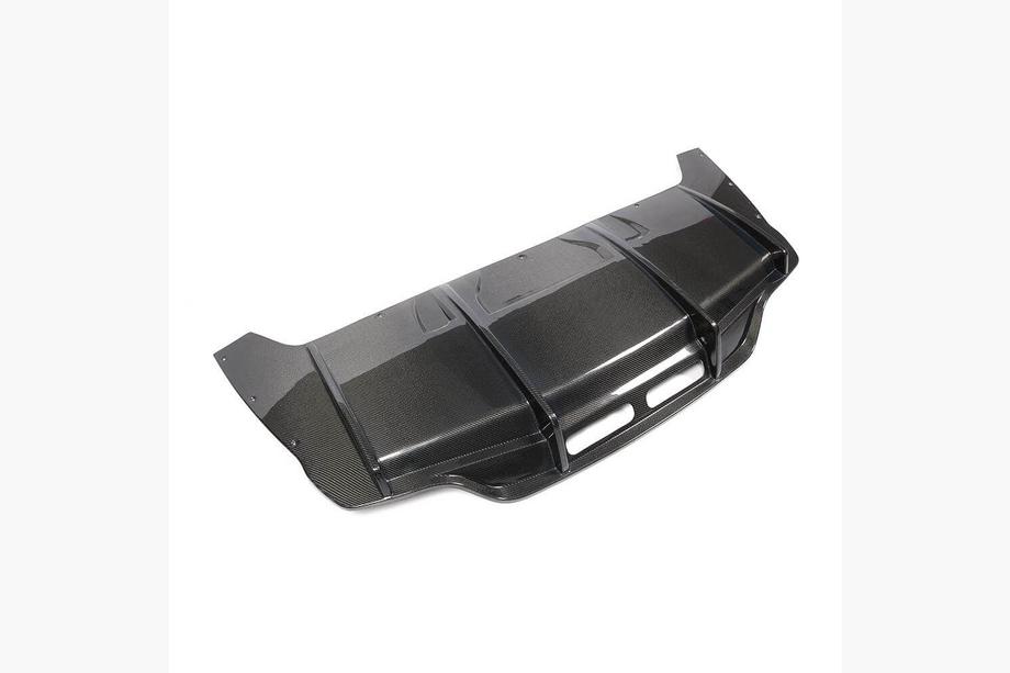 Mercedes S-class C217 Coupe 2014-2020 Diffuseur de pare-chocs arrière pour AMG-Line 2015-2018, Carbone Photo 3