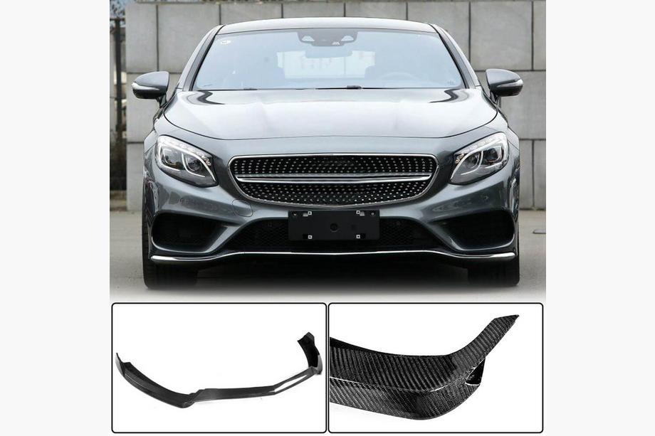 Mercedes S-class C217 Coupe 2014-2020 Lame avant Lip V1 pour AMG-Line 2015-2018 Carbone Image