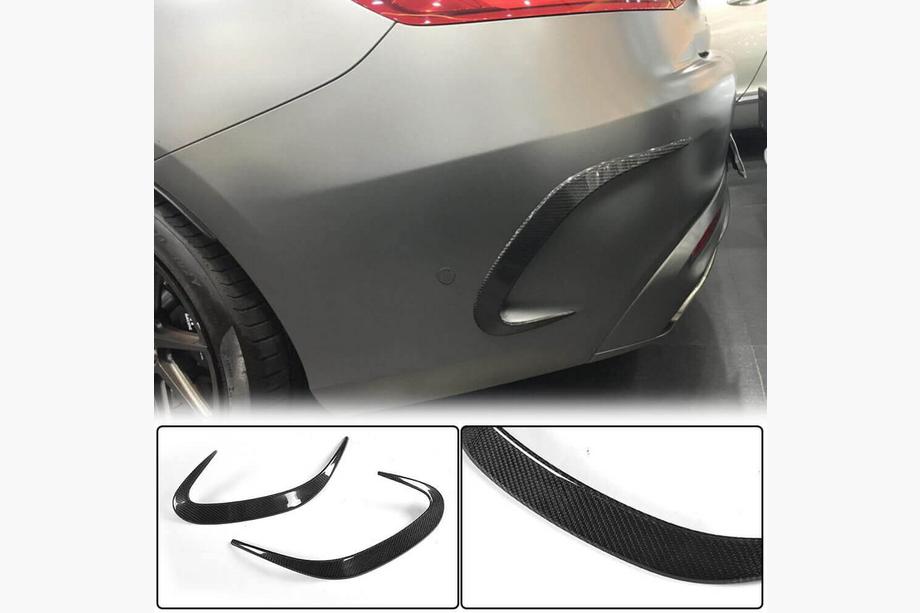 Mercedes S-class C217 Coupe 2014-2020 Cache Pare-chocs Arrière (pour AMG / AMG-Line, Carbone) Photo 1