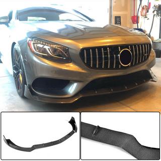 Lame Avant V2 pour AMG-Line 2015-2018 Carbone photo 2