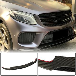 Extensions de lèvre de pare-chocs avant (pour GLE43 AMG, Carbone) photo 1