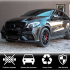 Mercedes GLE coupe C292 2015-2019 Extensions de lèvre de pare-chocs avant (pour GLE63 AMG, Plastique) photo 3
