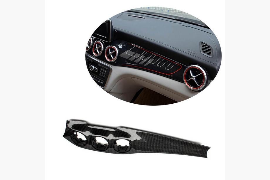 Mercedes GLA X156 2014-2019 Cache console centrale (2014-2016, Carbone) Image