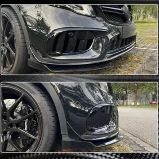 Flaps de pare-chocs avant en carbone (pour GLA45 AMG 2017-2020) photo 3