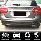 Mercedes GLA X156 2014-2019 Diffuseur de pare-chocs arrière pour GLA45 AMG, Carbone photo 2