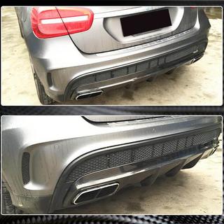 Diffuseur de pare-chocs arrière pour GLA45 AMG, Carbone photo 3