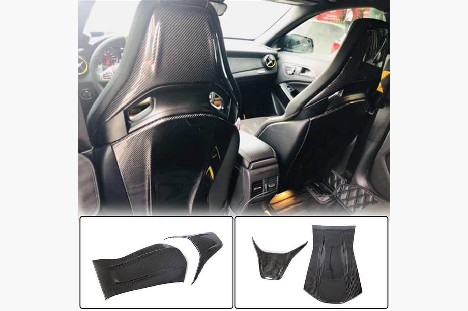 Mercedes C-class W205 2014-2021 Couvre-sièges en Dry Carbon Photo 2
