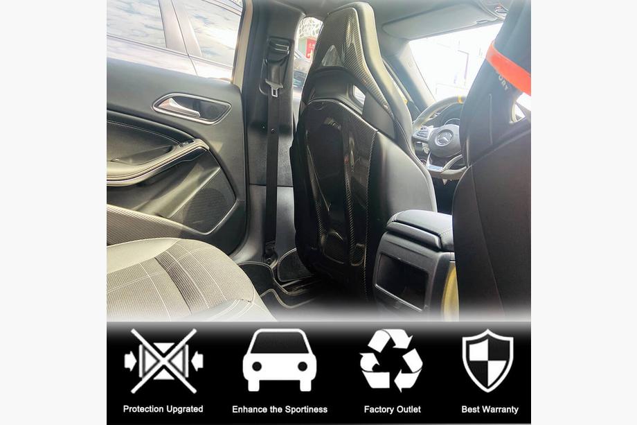 Mercedes C-class W205 2014-2021 Couvre-sièges en Dry Carbon Photo 4