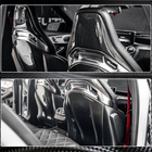 Mercedes CLA C117 2013-2019 Couvre-sièges en Dry Carbon photo 6
