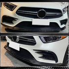 Mercedes CLS C257 2018- Lame avant pare-chocs (pour AMG/AMG-Line 2018-2020, Carbone) photo 5