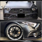 Mercedes CLS C257 2018- Extensions de Pare-chocs Avant (pour AMG-Line 2018-2020, Carbone) photo 4