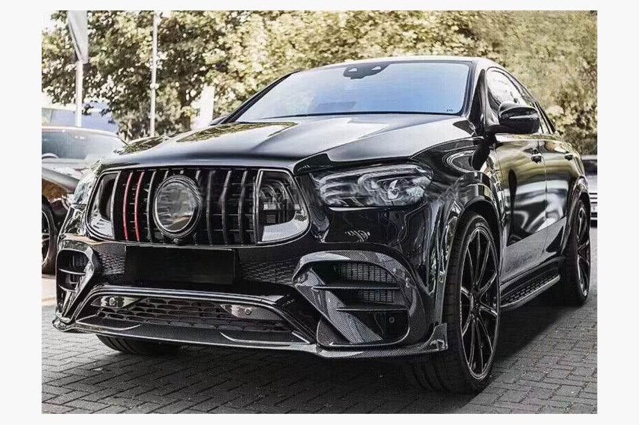Mercedes GLE coupe C292 2015-2019 Couvre Pare-chocs Avant Carbone (GLE63 AMG) Photo 5