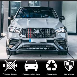 Lame de pare-chocs avant (pour GLE53/AMG-Line 2019-2023, Carbone) photo 2