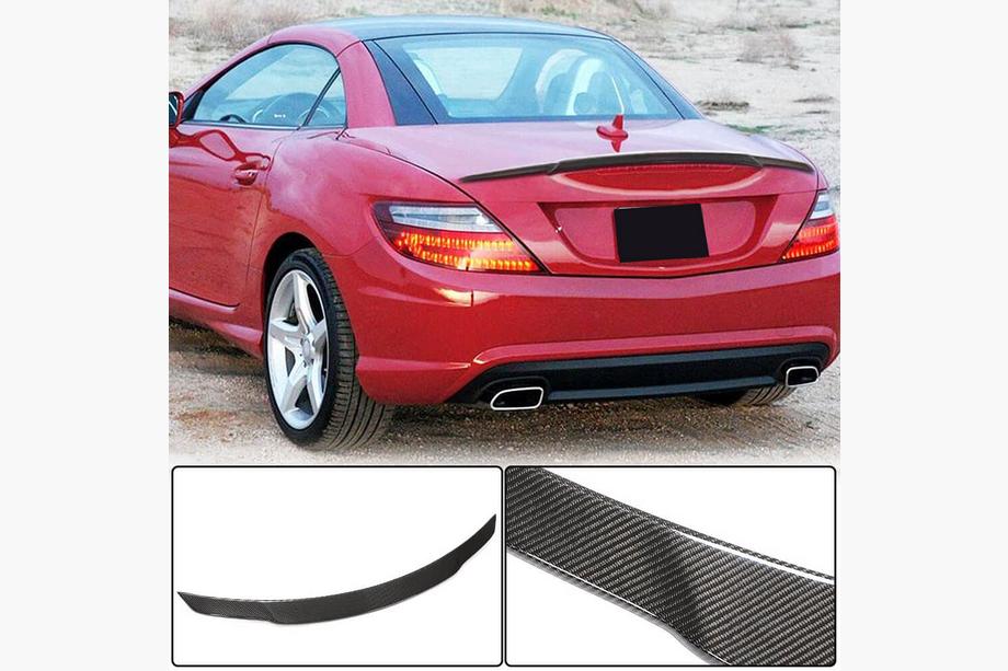 Mercedes SLK R172 2011-2016 Spoiler V2 (pour 2011-2020, Carbone) Image