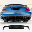 Mercedes E-class W211 2002-2009 Diffuseur de pare-chocs arrière pour E55 AMG 2003-2006, Carbone photo 2
