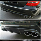 Mercedes E-class W211 2002-2009 Diffuseur de pare-chocs arrière pour E55 AMG 2003-2006, Carbone photo 5