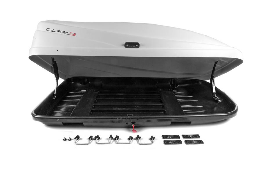 Coffre de toit EuroCap blanc (450 L) Photo 4