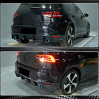 Volkswagen Golf 7/E-Golf 2012-2020 Diffuseur de Pare-chocs Arrière V2 (pour Base/GTI HB 2012-2017, Carbone) photo 4