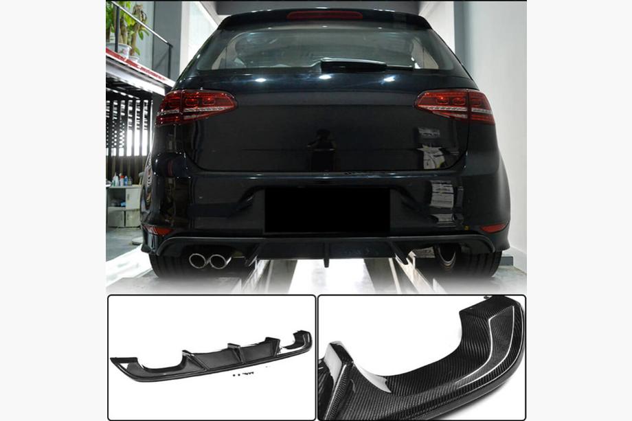 Volkswagen Golf 7/E-Golf 2012-2020 Kit carrosserie complet carbone (pour R/R-line HB 2012-2017, Carbone) Photo 3