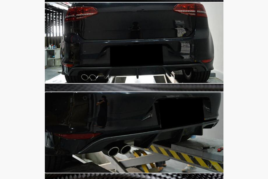 Volkswagen Golf 7/E-Golf 2012-2020 Kit carrosserie complet carbone (pour R/R-line HB 2012-2017, Carbone) Photo 5