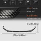 Volkswagen Golf 7/E-Golf 2012-2020 Lame Avant Pare-chocs V1 pour R/R-Line 2017-2020 Carbone photo 5
